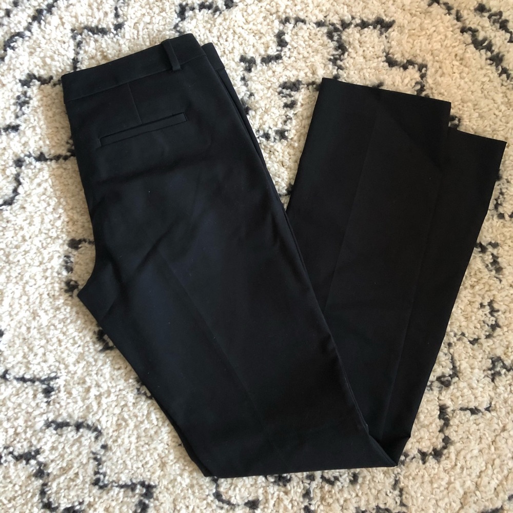 Straight Leg Black Banana Republic Dress Pants